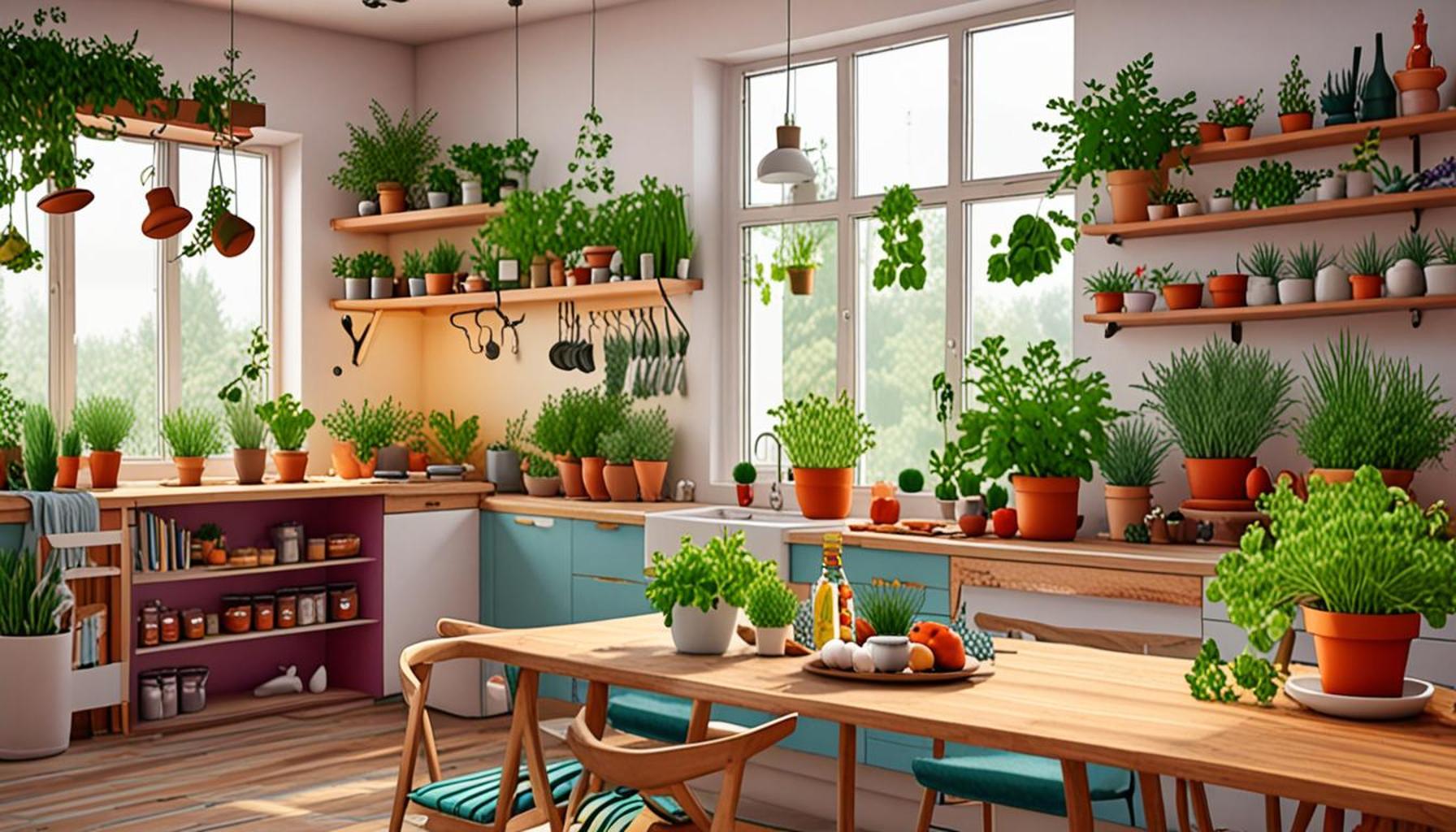 How to Incorporate Herbs in Interior Decoration: Style and Functionality at Home
