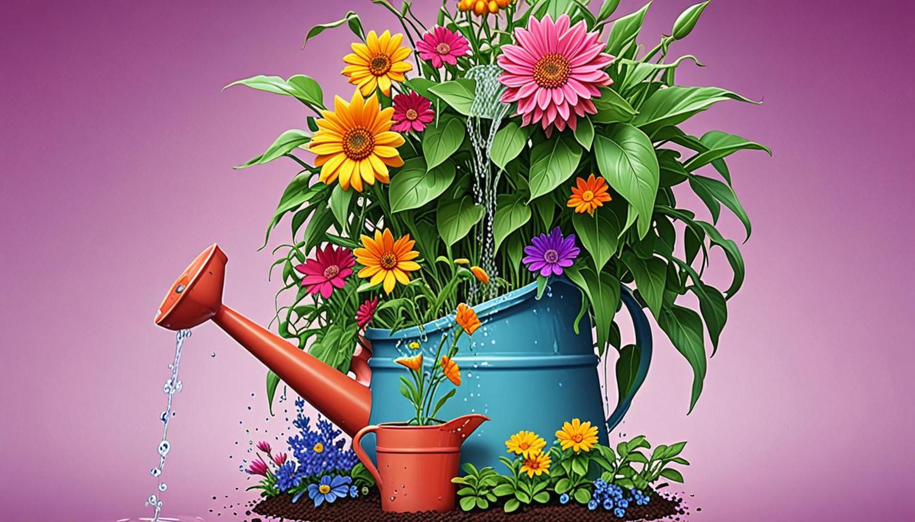 Watering Techniques for Flower Care: Finding the Perfect Balance Between Too Much and Too Little