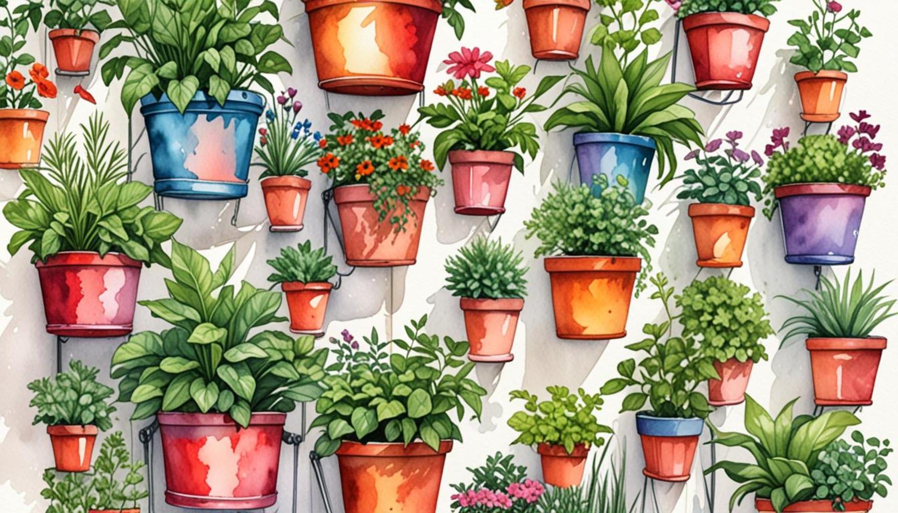 How to Create a Vertical Container Garden in Small Spaces