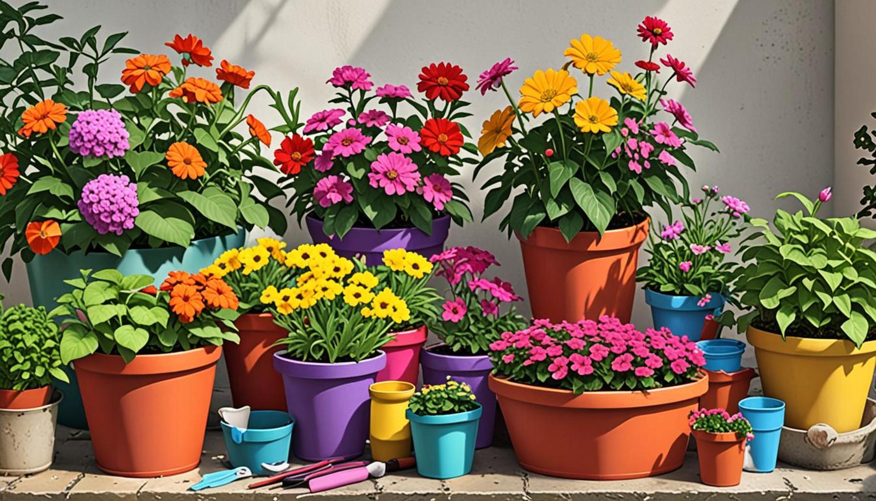 Choosing the Right Containers for Your Flowers: A Guide to Potting and Drainage