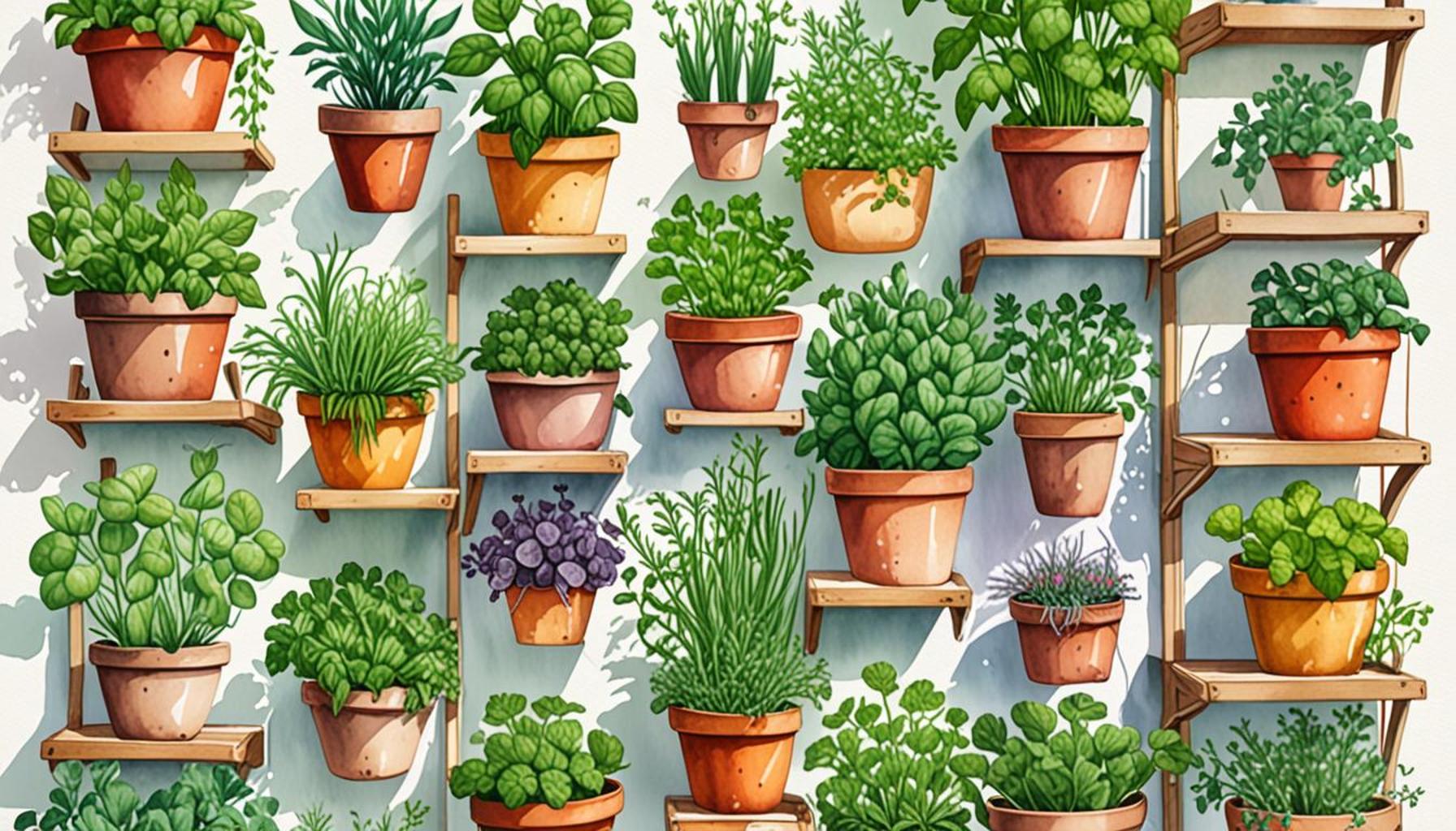 Herbs and Vegetables in Small Spaces: Growing in Pots and Vertical Gardens