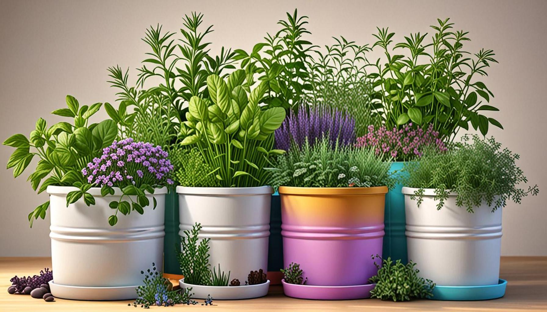 Creating a Container Garden with Aromatic Herbs for Beginners
