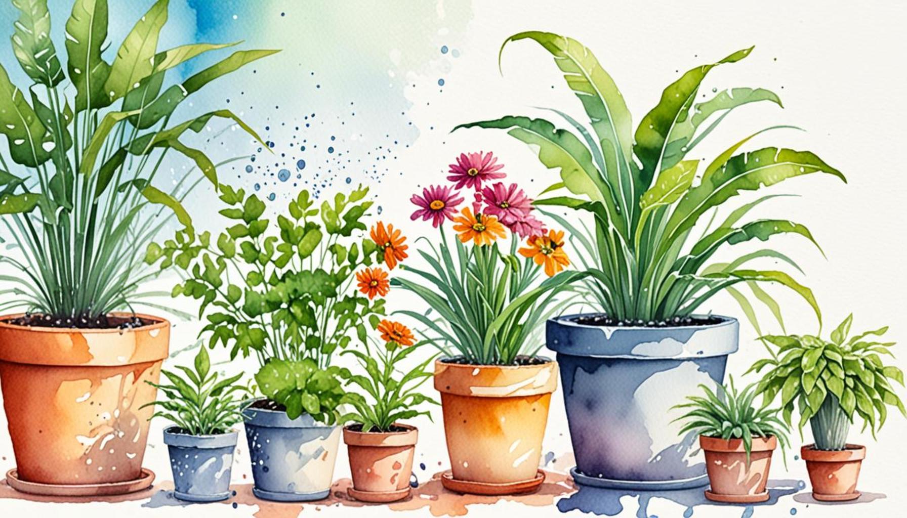 Efficient Irrigation Techniques for Potted Gardens: Keeping Your Plants Healthy